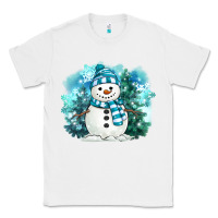 White winter snowman Classic Tee - MaliasSmallBusiness