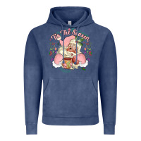 Vintage Denim mexican christmas Vintage Hoodie - MaliasSmallBusiness