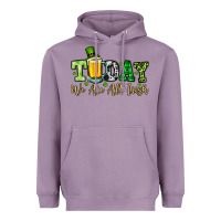 Lavender Today we are all Irish Heavyweight Hoodie - OliviaCreatesArt