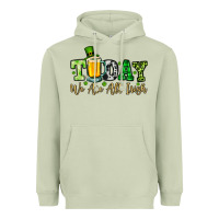 Matcha Today we are all Irish Heavyweight Hoodie - OliviaCreatesArt