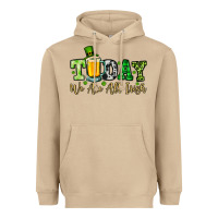 Mushroom Today we are all Irish Heavyweight Hoodie - OliviaCreatesArt