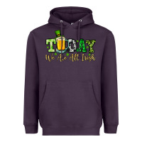 Plum Today we are all Irish Heavyweight Hoodie - OliviaCreatesArt
