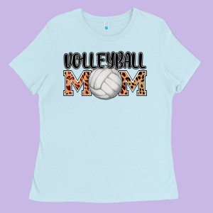 Volleyball Mom Ladies Tee Designed By Adodesignshop