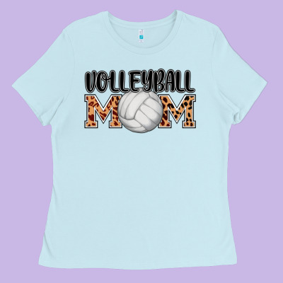 Volleyball Mom Ladies Tee Designed By Adodesignshop