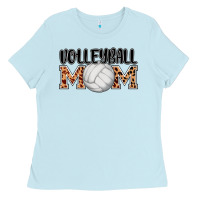 Baby Blue volleyball mom Ladies Tee - AdoDesignShop