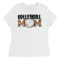 White volleyball mom Ladies Tee - AdoDesignShop