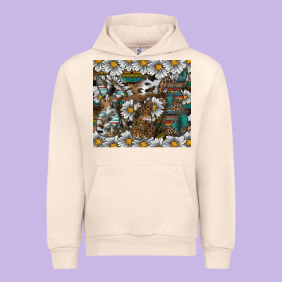 Easter Urban Hoodie Designed By Cowhidedigitalart