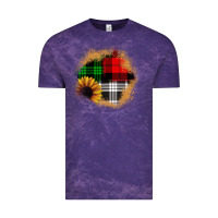 Cloud Purple sunflower christmas patch3 Vintage Tee - JahusDesignShop