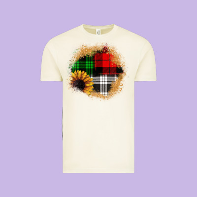 Sunflower Christmas Patch3 Vintage Tee Designed By Jahusdesignshop