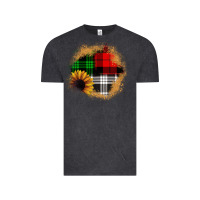 Vintage Black sunflower christmas patch3 Vintage Tee - JahusDesignShop