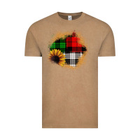 Vintage Coffee sunflower christmas patch3 Vintage Tee - JahusDesignShop