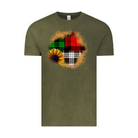 Vintage Olive sunflower christmas patch3 Vintage Tee - JahusDesignShop