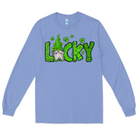 Colony Blue lucky gnome st patricks day Long Sleeve Tee - Jasminsmagicworld