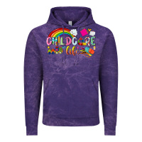 Cloud Purple childcare life Vintage Hoodie - NancyCooperArtShop