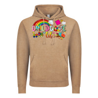 Vintage Coffee childcare life Vintage Hoodie - NancyCooperArtShop