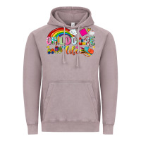 Vintage Zinc childcare life Vintage Hoodie - NancyCooperArtShop