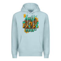 Blue Mist Best Mom ever mother's day Premium Hoodie - HowdyJamesFarm