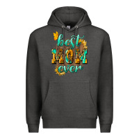 Charcoal Heather Best Mom ever mother's day Premium Hoodie - HowdyJamesFarm