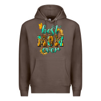 Coffee Best Mom ever mother's day Premium Hoodie - HowdyJamesFarm
