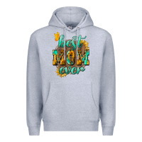 Heather Grey Best Mom ever mother's day Premium Hoodie - HowdyJamesFarm