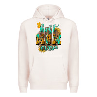 Pale Pink Best Mom ever mother's day Premium Hoodie - HowdyJamesFarm