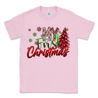 Bubblegum Pink my first christmas Classic Tee - SublimationCraftShop