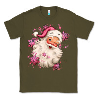 Army Green pink christmas santa claus Classic Tee - MaliasSmallBusiness