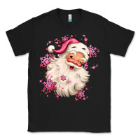 Black pink christmas santa claus Classic Tee - MaliasSmallBusiness