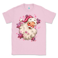 Bubblegum Pink pink christmas santa claus Classic Tee - MaliasSmallBusiness