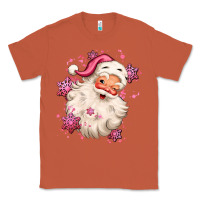 Pink Christmas Santa Claus Classic Tee | Teevron