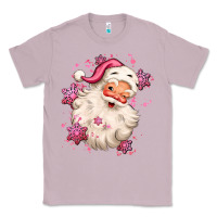 Lilac pink christmas santa claus Classic Tee - MaliasSmallBusiness