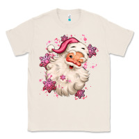 Natural pink christmas santa claus Classic Tee - MaliasSmallBusiness