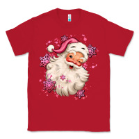 Red pink christmas santa claus Classic Tee - MaliasSmallBusiness