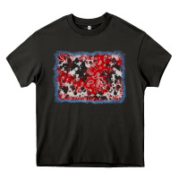 Asphalt bandana cowhide denim background Heavy Core Tee - AdoDesignShop