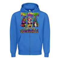 True Royal parading with my gnomies mardi gras Zipper Hoodie - CowGirlArtShop