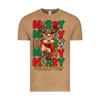 Vintage Camel merry christmas reindeer Vintage Tee - MaliasSmallBusiness