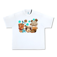 White dog coffee cups with  food container bbs Urban Heavy Tee - BundleAndBundleShop