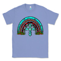 Colony Blue cross christmas rainbow Classic Tee - JahusDesignShop
