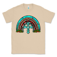 Mushroom cross christmas rainbow Classic Tee - JahusDesignShop
