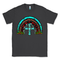 Smoke cross christmas rainbow Classic Tee - JahusDesignShop