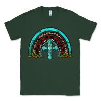 Sports Green cross christmas rainbow Classic Tee - JahusDesignShop