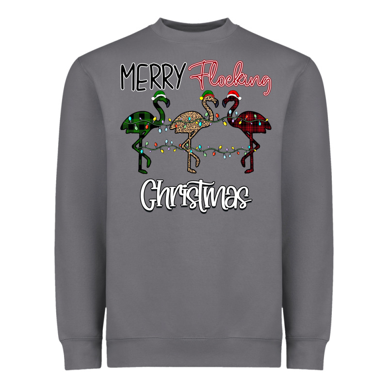 Merry Flocking Christmas Heavyweight Sweatshirt by Bettercallsaul | Teevron