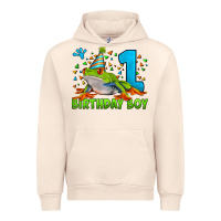 Sandshell birthday boy frog age 1 Urban Hoodie - LillyAllenDesigns