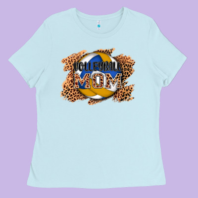Volleyball Mom Ladies Tee Designed By Adodesignshop
