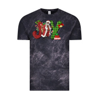 Cloud Black Joy Black Santa Vintage Tee - MaliasSmallBusiness
