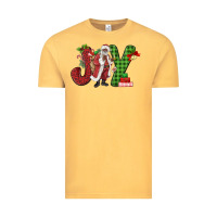 Vintage Mustard Joy Black Santa Vintage Tee - MaliasSmallBusiness