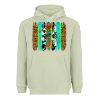 Matcha western brushstrokes Heavyweight Hoodie - OliviaCreatesArt