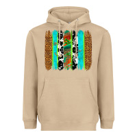 Mushroom western brushstrokes Heavyweight Hoodie - OliviaCreatesArt