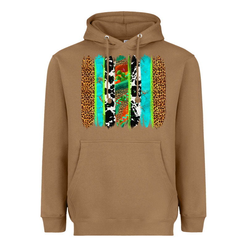 Western Brushstrokes Heavyweight Hoodie by OliviaCreatesArt | Teevron