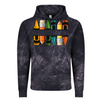 Cloud Black custom crayons with pencil Vintage Hoodie - NancyCooperArtShop